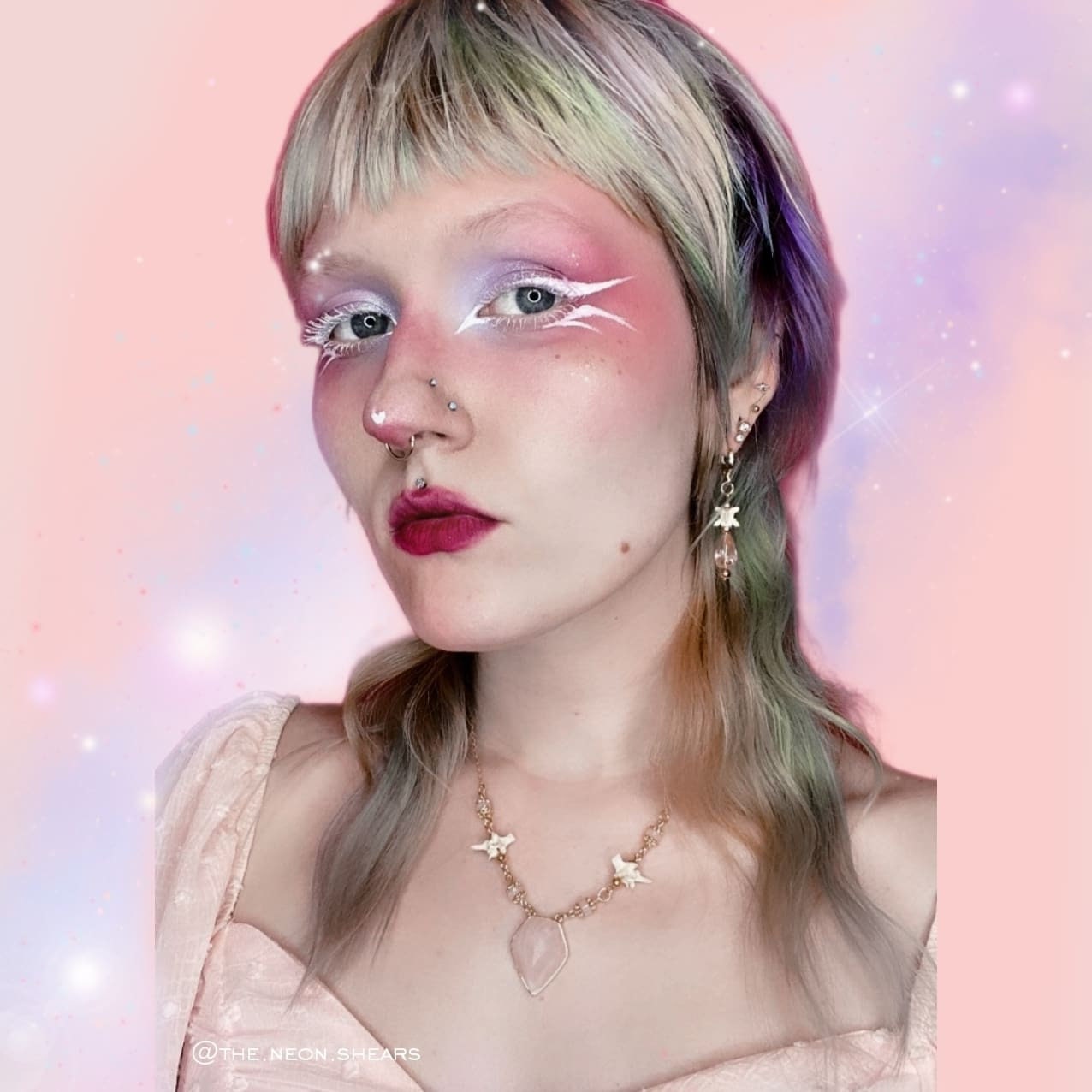 TEARDROPS OF JUPITER -Ethereal Collection- Rattlesnake Vertebrae Earrings