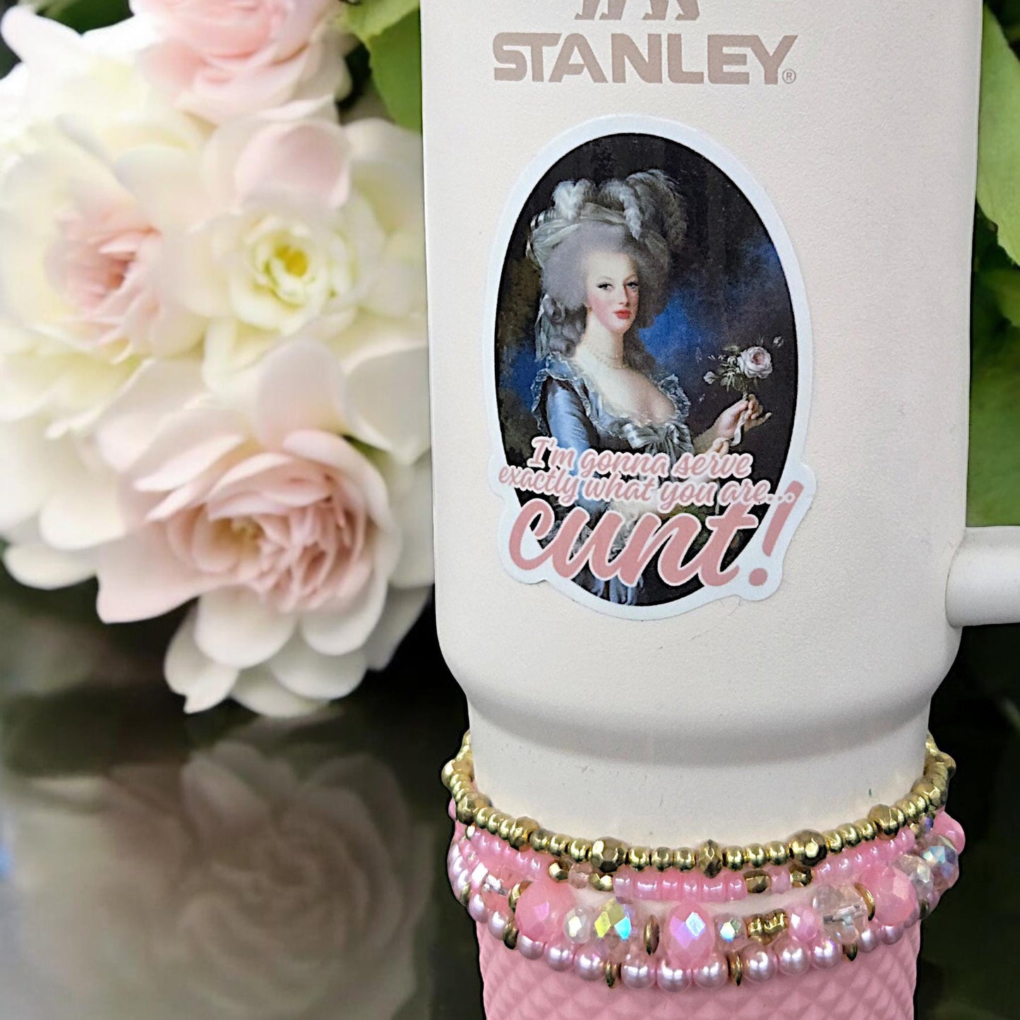 Serving CUNT | Altered Art Vinyl Sticker Waterproof UVproof