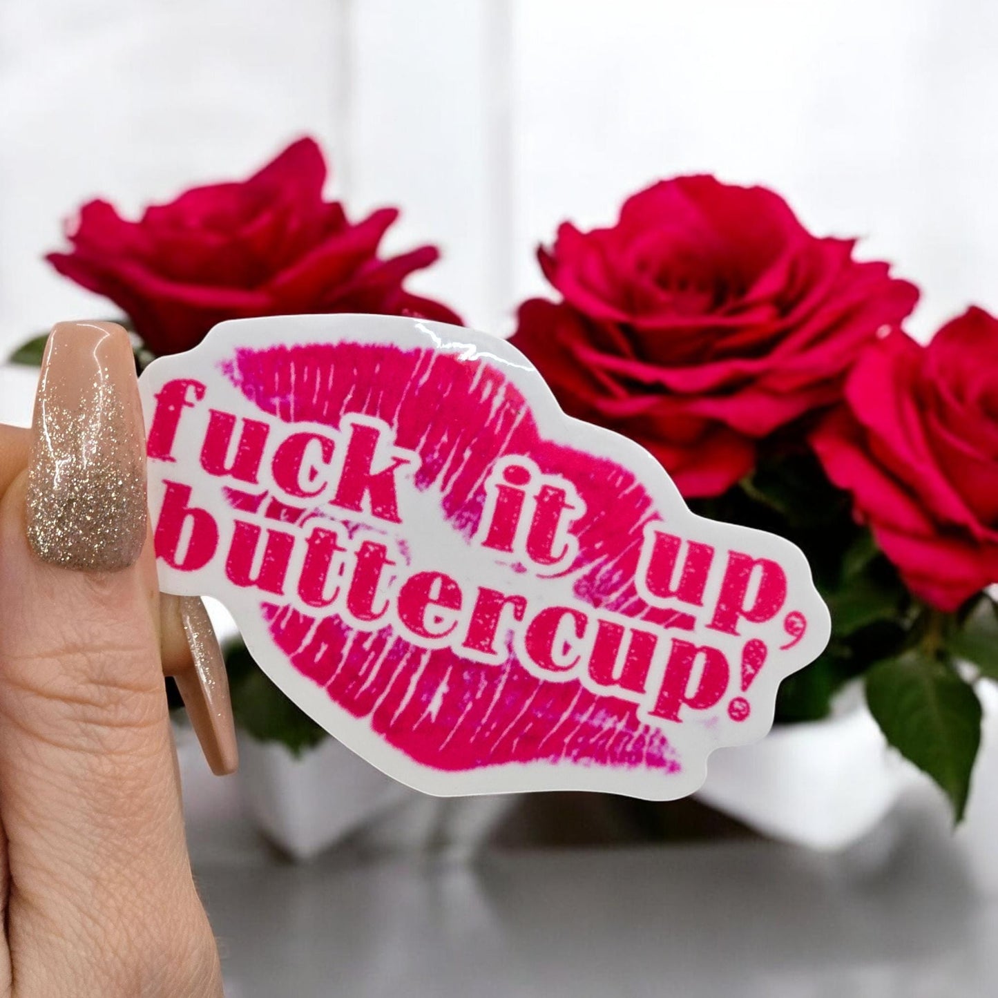 BUTTERCUP Vinyl Sticker Waterproof UVproof