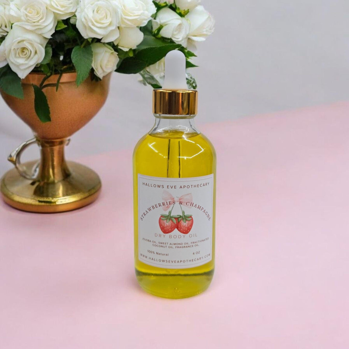 Strawberries & Champagne Dry Body Oil 4oz