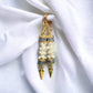 THE ORIGINAL DESIGN - Victorian Inspired Rattlesnake Vertebrae Earring - Hallows Eve Oddity Jewelry