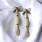 Coquette Creepy Cute Rattlesnake Trio Vertebrae Earrings