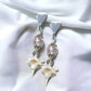 Ugh, As If Studs Coquette Vertebrae Earrings Stainless Steel