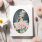Cash Money 5x7 Art Print Maximalist decor, Eclectic poster, Modern, Chic, Quirky, Altered art, Victorian inspired art