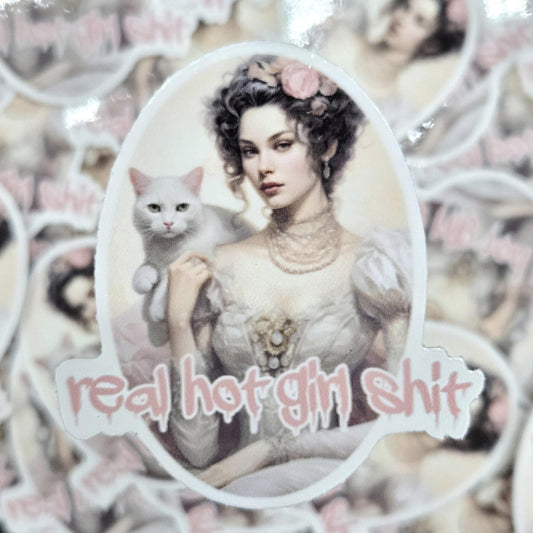 HOT GIRL SHIT Vinyl Sticker Waterproof UVproof