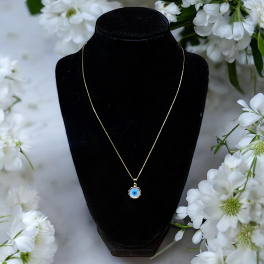 The Guardian | Evil Eye Necklace | 24inch Gold Plated