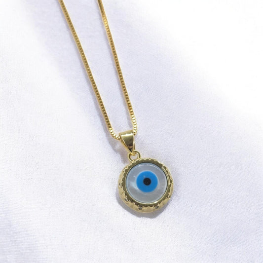 The Guardian | Evil Eye Necklace | 24inch Gold Plated