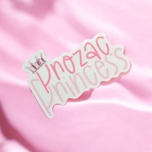 PROZAC PRINCESS Vinyl Sticker Waterproof UVproof