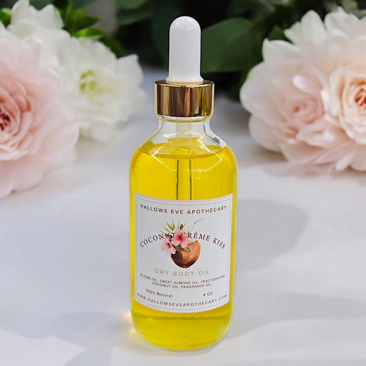 Coconut Crème Kiss Dry Body Oil 4oz