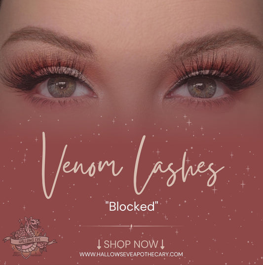 BLOCKED-Dramatic False Eyelashes: Venom Luxury Lashes, Bold Full Volume Glam