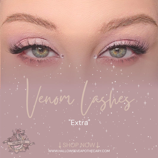 EXTRA- Volume False Eyelashes: Venom Luxury Long Fluffy Lashes
